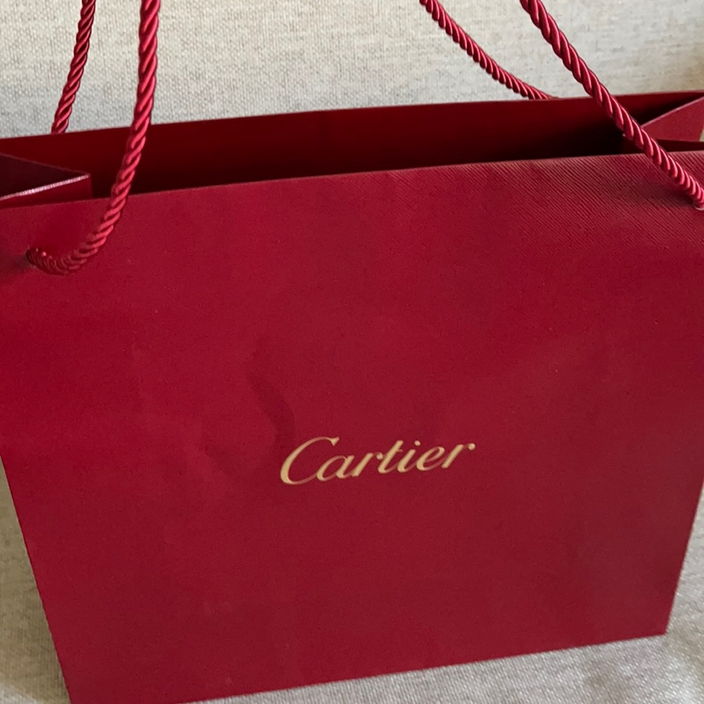 Authentic Cartier paper bags 💼